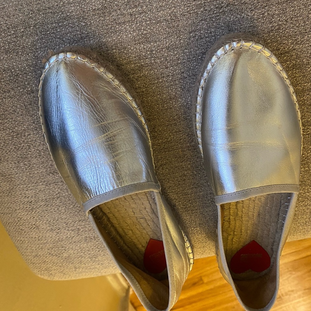 Took espadrille, women size 7, silver
